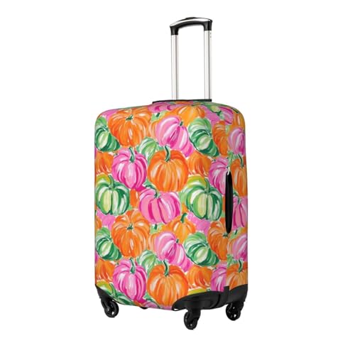 Pumpkin Luggage Cover Protector Elastic Washable Anti-Scratch Suitcase Covers With Zipper Closure For Luggage 18-32 Inch Medium2