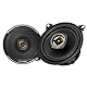 Pioneer TS-A1081F 10 cm 2-Weg-Koaxial-Lautsprecher Set mit 2 Lautsprechern (je 230 W max., 50 W Sinus), kraftvoller Klang, hoher Wirkungsgrad, 43 mm Einbautiefe, 106 mm Einbauausschnitt, mit Gitter