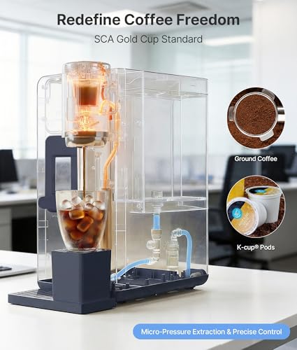EXNOS 3-in-1 Water Dispenser with Ice Maker