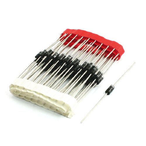 Aexit 50Pcs 2A Diodes 500V High Voltage Polarized Fast Rectifier Schottky Diodes Diodes HER205