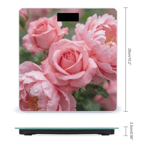 Báscula Digital de Baño con Pantalla LED Clara y Plataforma Tempered Glass miniatura 2