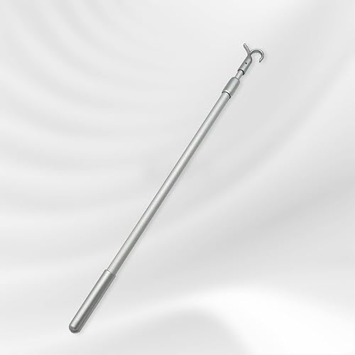 TINFONBLY Varilla de tracción para persianas enrollables y celulares sin cordón, barra universal telescópica, pantalla fácil de tirar y levantar,