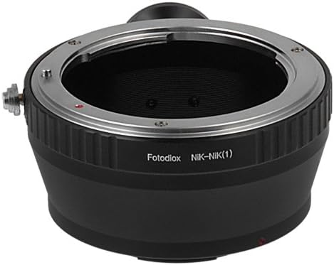 Fotodiox Lens Mount Adapter, Nikon/Nikkor Lens to Nikon 1-Series Camera, for Nikon V1, V2, J1, J2 Mirrorless Cameras