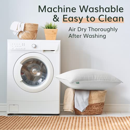 Pillows For Sleeping - King Size, 2 Pack - Premium Down Alternative, Hotel Bed Pillow Set - Luxury, Plush Cooling Gel Pillow, Hypoallergenic - Reduces Neck Pain, Perfect For Back & Side Sleepers #TOP2