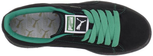 Image of PUMA Unisex Suede Classic Black /Greenlake Sneakers Men's 14 Medium
