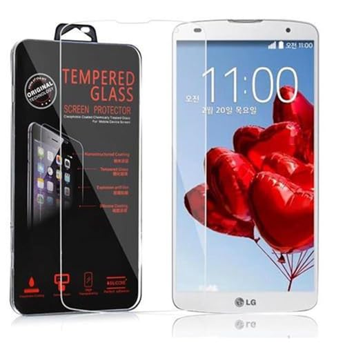Cadorabo 3x Armour Film compatible with LG OPTIMUS G PRO 2 - Protective film in HIGH TRANSPARENCY - 3-Pack Tempered display protective glass in 9H hardness with 3D touch compatibility