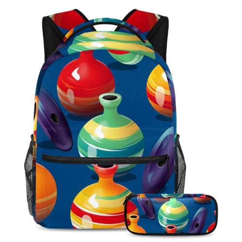 Sac d'école coloré arc-en-ciel pack de 2 pour la rentrée des ados