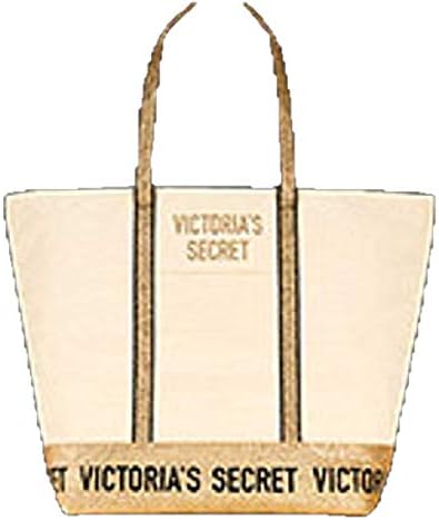 VICTORIA SECRET - PINK - SOLD OUT SET. 2 totes. - HUGE SPARKLE CANVAS TOTE
