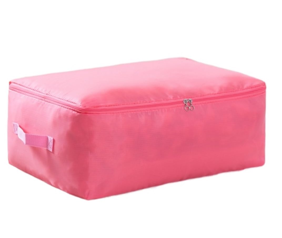 Cajas Almacenaje Organizador Armario Bolsa Organizadora De Ropa Plegable Portátil, Edredones De Gran Capacidad A Prueba De Polvo, Mantas, Almohada De Cama Bolsas Almacenaje Ropa Mantas(E,70*50*30cm)