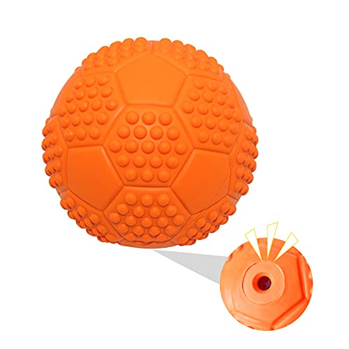 Enjoying Dog Interactive Toys 2-in-1 Dog Plush Squeaky Small Balls Pet Toys Halloween Xmas for Small Medium Large Dogs Blue Monster - Image 3