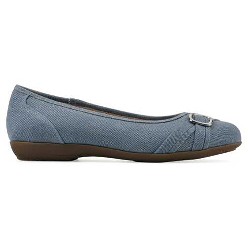 Image of Cliffs by White Mountain Women's Cushioned Calming Ballet Flat | Casual Shoes