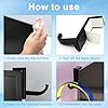 MAIXIANGGUOJI Headphone Hook, Self-Adhesive Headphone Monitor Stand Holder, Universal Headset Hanger for Most General Purpose Game Earphone (Black, 4 Pcs) #2