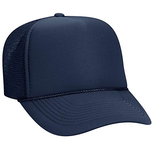 Image of OTTO Polyester Foam Front 5 Panel Pro Style Mesh Back Trucker Hat
