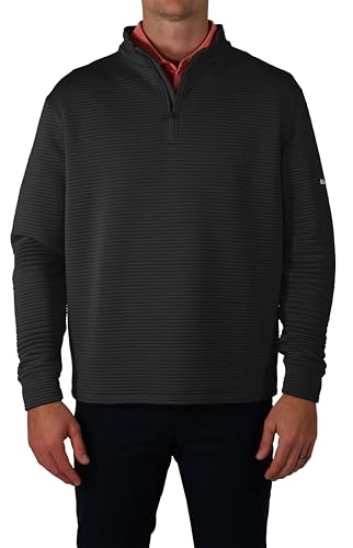 Cph Golf QUILTED ARM PULLOVER BLACK M 新品 キャプテンズヘルム ゴルフ】#HALF ZIP CPH GOLF CLUB PULLOVER