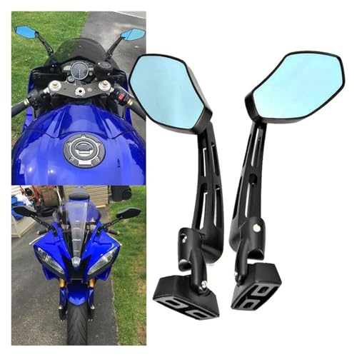 Espejos moto extremo manillar antirreflejos para conducción deportiva FZ1 y YZF 4