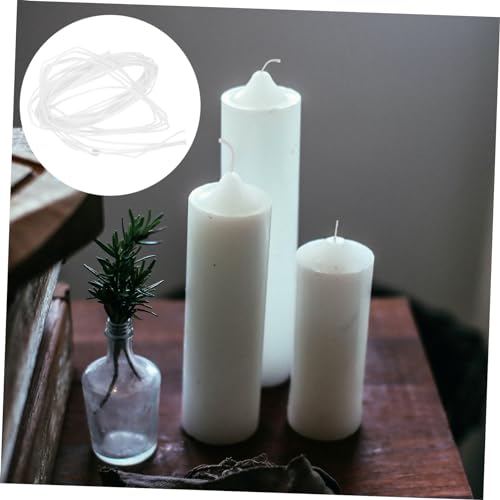 Mecha para velas de algodón para hacer velas DIY 1 unidad miniatura 4