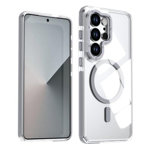 for Galaxy A35 �p �P�[�X MagSafe�Ή� ���� �w��h�~ ���������� �ϏՌ� ������� �ω��� TPU+PC�f�� ���C�����X�[�d�Ή� �T���X�� �M�����N�V�[ A35 �X�}�z�P�[�X �}�O�Z�[�t�Ή� �ԍڃz���_�[�Ή� ���y�� �����₷�� ��