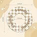 WSICSE Baby Closet Dividers,Round Baby Clothes Dividers for Closet Nursery Closet Organizer & Decor for Sorting 8 Designs Fits 1.5