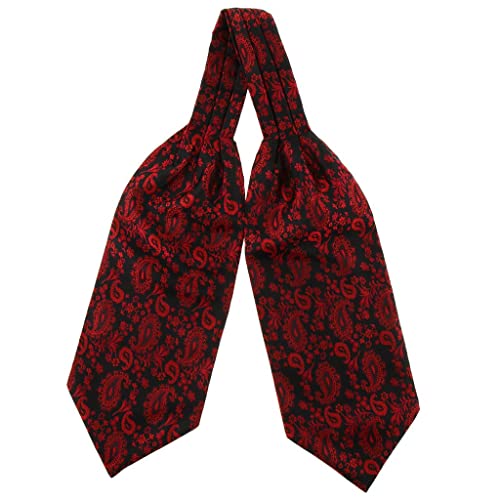 TOOYFUL Gravata Masculina Estampada Floral Jacquard Tecido Auto Cravat - 04