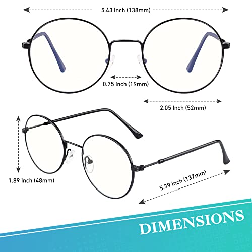 Image of Happy Store CN56 Vintage Inspired Classic Horn Rimmed Nerd UV400 Clear Lens Glasses