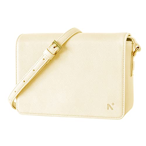 Image of NEORAH Ladies Box Sling Bag ELEANOR+Magnetic Closure+Spacious Main Compartment+Adjustable Strap|Hand Crafted Vegan Leather|Crossbody For Women|Multipurpose Everyday Shoulder Bag Purse