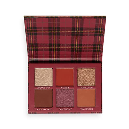 Image of Makeup Revolution Clueless x Revolution Tai Rolling with the Homies Palette Nude Eyeshadow Long Lasting Multi Reflective Shimmer Matte Glitter Pressed Pearls Eye Shadow Makeup Pallet (Pack of 2)