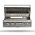 Coyote S-Series Propane Gas Grill, 42-in. 4-Burner Built-in Grill with RapidSear Infrared Burner & Rotisserie - C2SL42LP