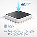 Medical Grade Floor Scale - Portable - Easy to Read Digital Display - Heavy Duty - Home, Hospital & Physician Use - Pound & Kilogram Settings - 12