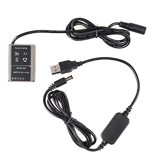 Câble d'alimentation USB BLN-1 pour Olympus OM-D idéal pour le streaming et vlog de voyage