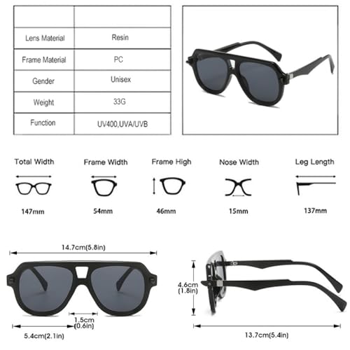 Lunettes de soleil tendance pour conduire et voyager avec style rétro