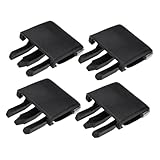 LOORGVEL 4 Pièces Clips de Ventilation pour Climatisation Kit pour Ajustement Tableau de Bord Installation Facile et Durable Accessoires de Réparation pour Voitures