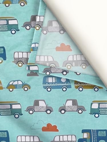 Image of Weave & Decor Cotton Feel Kids Bedsheet Double Bed 90x90 inches, Soft Fabric, Includes 2 Pillow Covers 20x30 inches