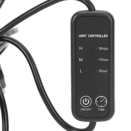 Alfombrilla térmica para reptiles con control USB grande miniatura 5