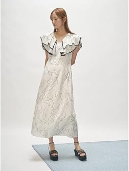 Amazon.co.jp: [スナイデル] パイピングフリルワンピ SWFO222045