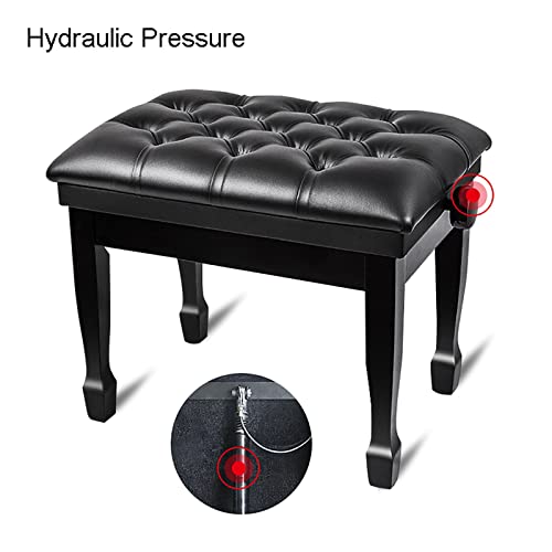 TEmkin Tabouret de Piano de Luxe, Banc de Piano en Bois Massif, Tabouret de Clavier en Cuir, Levage hydraulique pour régler la Hauteur, Confortable et Ergonomique - Les Beatles, Paul McCartney, John Lennon, RIngo Starr, George Harrison TEmkin Tabouret de Piano de Luxe, Banc de Piano en Bois Massif, Tabouret de Clavier en Cuir, Levage hydraulique pour régler la Hauteur, Confortable et Ergonomique – Image 6