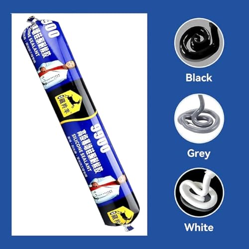 Image of 9900 Super Strong Silicone Sealant Waterproof Sealant - Flexible Weather Resistant Sealant for Roof, Tiles, Metal, Concrete & Water Tank | Crack Filling and Joint Sealing Solution