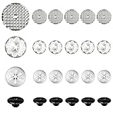 47 Stück Hitzeschutzplatte Reparatursatz für Auto, 30mm Klemmscheiben Hitzeschutzblech, 50mm Reparaturbleche, Hitzeschild Befestigungs Reparatursatz Kompatibel mit VW Skoda 6715468 N90335004
