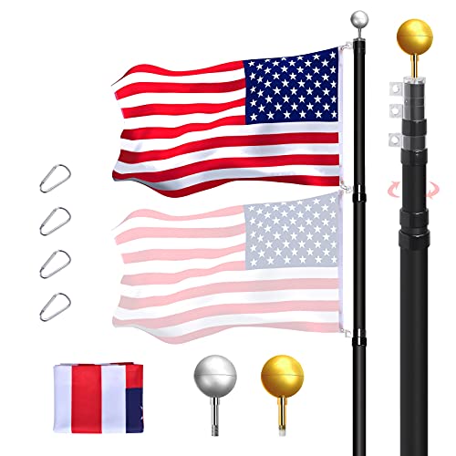 Photo 1 of AKTOP 25FT Telescoping Flag Pole Kit