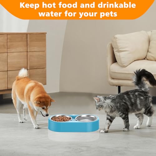 Outdoor Heated Dog & Cat Bowl - Smart Thermal-Dish for Pets, Provides Drinkable Water & Food in Winter (116 OZ) - Image 5