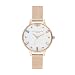 Olivia Burton Femmes Analogique Quartz Montre avec Bracelet en Acier Inoxydable OB16RB15