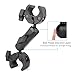 SOONSUN Double Super Clamp Camera Mount, 360° Rotating Double Clamp Mount Holder for Umbrella, Tripod, Pole, Desk, Light Stand, Cross Bar, Boom Arm, Motorcycle Handlebar, Photography & Live Streaming