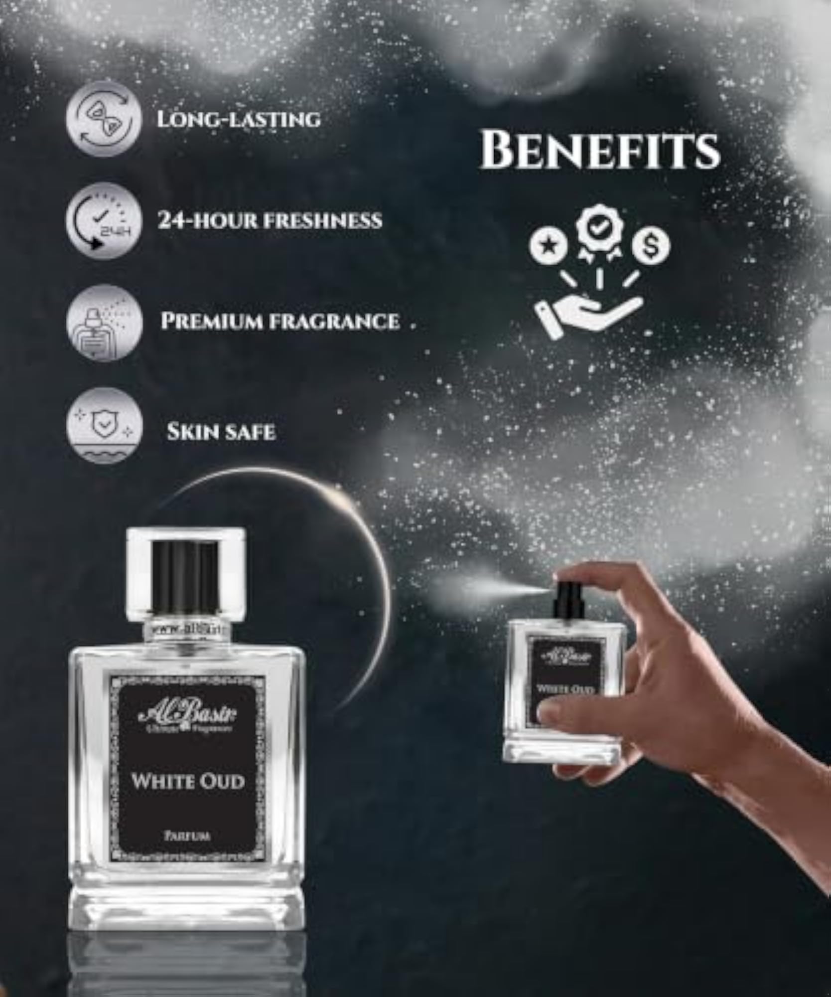 White Oud Parfum Unisex Non-Alcoholic Spray 100ml