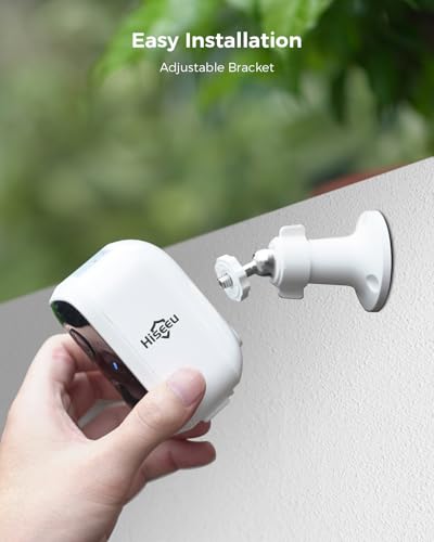 Image of Hiseeu Security Cameras Wireless Outdoor, WiFi Pro 5G /2.4G Cameras for Home Security, Solar Powered, Motion Detection, 2-Way Talk, Color Night Vision, Compatible with Alexa, 32G SD Storage