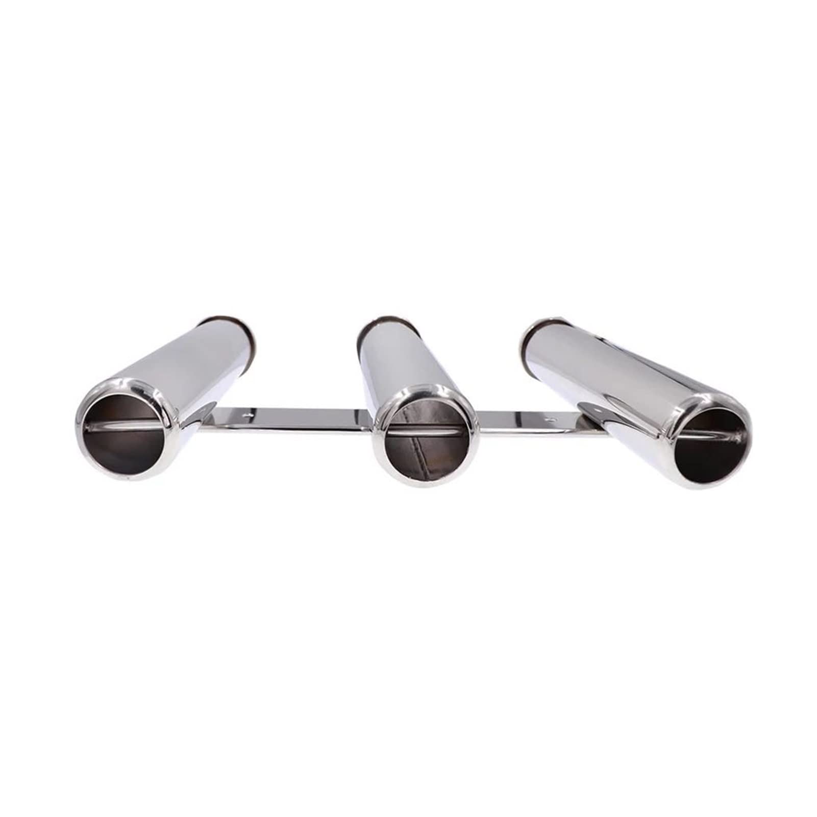Uchwyt na wędkę, 3 uchwyt pręt rurowy Potrójny uchwyt wędki ze stali nierdzewnej Węgla styl do łodzi jacht uchwyt pręta Organizator Pole Tube Mount