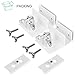 Gutter Mount for Ring Spotlight Cam Battery,Weatherproof and Sturdy,Best Viewing Angle for Your Ring Camera(2Ｐack)
