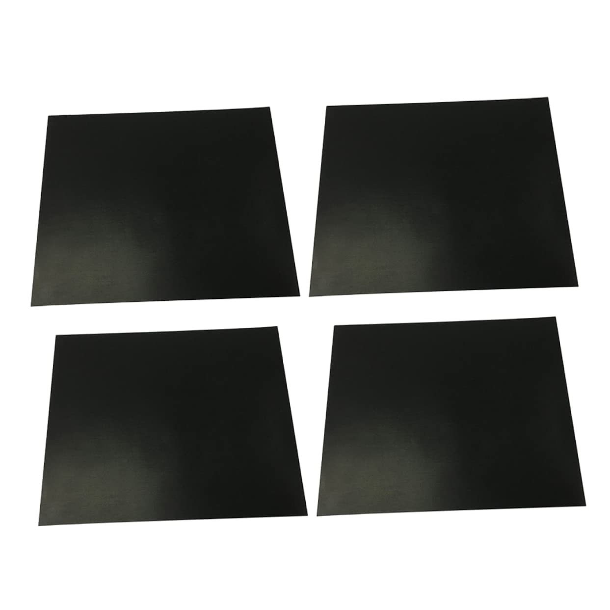 Sosoport 2 Series Tapete para Hornear Departamento Interior Parrilla Estera Alfombrilla para Hornear Almohadilla para Hornear Forro para Hornear Barbacoa Teflón Negro 4 Piezas