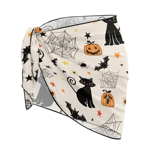 Women's Sarong Beach Cover Ups Bikini Wrap Sheer Bathing Suit Chiffon Swimsuit Sexy Coverups Skirt for Swimwear