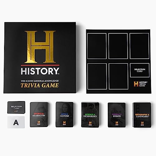 History Channel Trivia Game - General Knowledge Trivia Game. Card Game For Adults, Family And Teens In The Pursuit Of Trivial Knowledge #TOP2