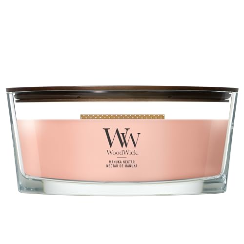 WoodWick Candela profumata | Candela Ellipse | Manuka Nectar | Regali perfetti per donne