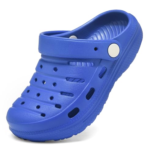 AOVOG Toddler Garden Water Clogs Boys Girls Slip-On Slides for Beach Pool Shower Easy-Wear Cute Water Shoes